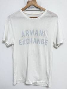 ARMANI EXCHANGE 立体ロゴ ラバープリント ストレッチ Tシャツ　　アルマーニ エクスチェンジ 半袖 A|X 伸縮性 ビッグロゴ デカロゴ 柳9670