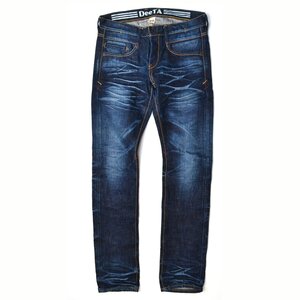 DeeTA ディーティーエー STRETCH DENIM PANTS デニムパンツ ジーンズ ボタンフライ 29 インディゴ DTA-004D メンズ インディゴ M983126