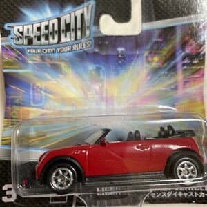 WELLY SPEED CITYミニクーパー ミニカー ライセンスダイキャストカー ホットウィール マッチボックス トミカサイズマテル