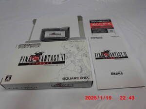 新品未使用品 GBAROMカセット 箱説有り　ファイナルファンタジーⅥ アドバンス FINAL FANTASY.Ⅵ ADVANCE 　送料　710円～ 