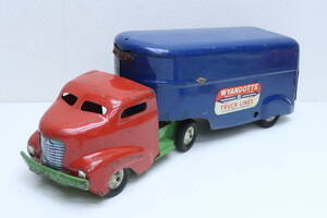 WYANDOTTE TOYS ブリキ TRUCK LINES アメリカントレーラー 難有 箱無 約63cm 