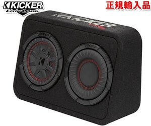 正規輸入品 KICKER キッカー 16.5cm ウーハー搭載 ウーファーボックス TCWRT672（2Ω）