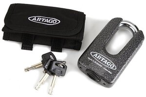 在庫あり ロック 盗難防止 バイク 自転車 アルタゴ ARTAGO アルタゴ 69T/B 鍛造 モノブロック ディスクロック