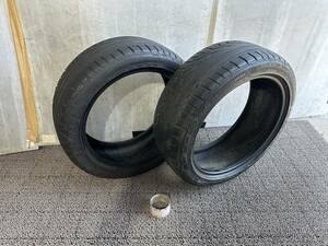 205/45R17 84W 2本 ダンロップ DUNLOP SP SPORT 01 ☆【中古/埼玉より発送】