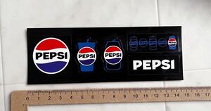 ■即決■ PEPSI ステッカー シール 1シート5種 ペプシ コーラ アメリカン雑貨