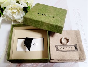 【GUCCI】グッチ ノットリング 6号 シルバー925 指輪