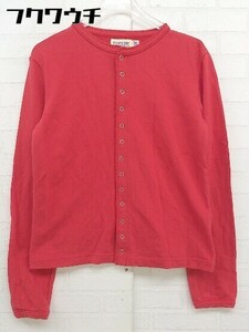 ◇ BEAMS BOY ビームス ボーイ 長袖 カーディガン サイズ1 レッド レディース