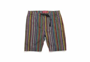 Supreme Striped Madras Belted Short サイズ30 マドラスマルチストライプ ショーツ ショートパンツ