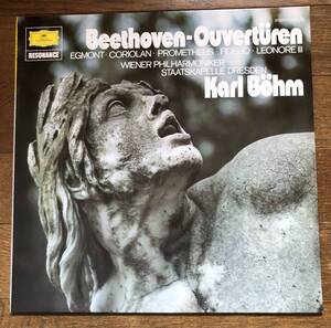 LP-Dec / 独・DG / Karl Bohm・Wiener Philharmoniker / BEETHOVEN_Ouverturen : Egmont・Coriolan・Prometheus・Fidelio・LeonoreⅢ