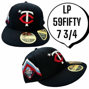 新品73/4ミネソタ・ツインズ　LP 59FIFTY NEW ERA ニューエラ　ロープロファイル　TWINS 帽子 キャップ　CAP メジャーリーグ