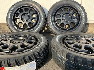 オフロードカスタム 14インチ 4.5j 155/65R14 新品 4本セット タイヤホイールセット エブリィ サンバー ハイゼット ハスラー 軽バン 軽トラ