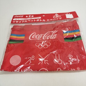 Coca Cola コカコーラ リサイクルペットボトル エコバッグ ピクトグラム 未開封品 [非売品 ノベルティ トートバッグ]