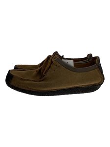 Clarks◆ブーツ/26cm/キャメル/スウェード