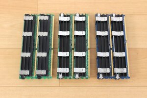 △現状品△ まとめ MacPC用メモリ 6点セット　動作未確認　512MB×2 1GB×4　PC2-5300F/PC2-6400F (2712418)