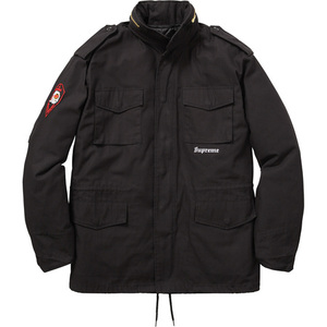 Supreme x Slayer 16FW Eagle M-65 Jacket Black Small オンライン購入 国内正規 納品書,半タグ付 シュプリーム スレイヤー ジャケット 黒