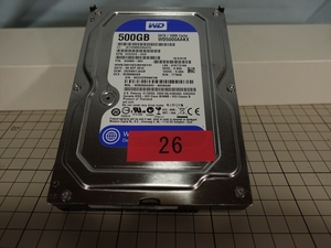 6612※Western Digital※3.5インチハードディスク※500GB※SATA※7200RPM※ジャンク品△26