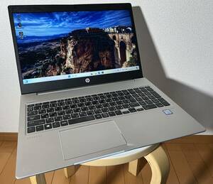 2405-23【送料無料】HP ProBook 450 G6 第8世代CPU i5-8265U Webカメラ SSD128GB メモリ8GB Win11Pro導入済 中古品 動作確認済 A564