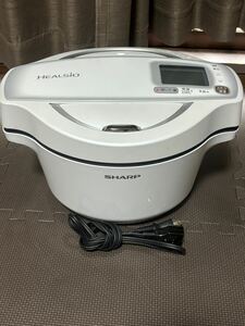  SHARP シャープ 水なし自動調理鍋 HEALSIO ヘルシオ KN-HW16E-W ホワイト