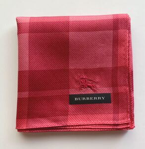 新品 正規品 BURBERRY ハンカチ バーバリー 綿100% 大判ハンカチ 50×50