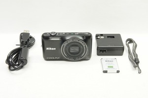 【適格請求書発行】Nikon ニコン COOLPIX S6600 コンパクトデジタルカメラ ブラック【アルプスカメラ】240411e