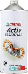 10W-30 カストロール(Castrol) エンジンオイル Activ ESSENTIAL 4T 10W-30 1L(旧 Go!