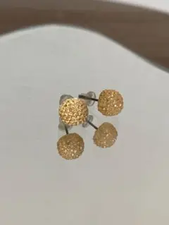 ヴィンテージボタン♡ピアス