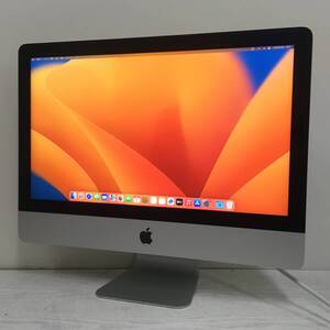 ☆【美品 21.5インチ】Apple iMac (Retina 4K, 21.5-inch, 2017) A1418『Core i5(7400)3.0GHz/RAM:8GB/SSD:256GB』Ventura 動作品