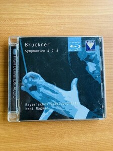 【V8】Blu-ray Audio Multi-ch FARAO オーディオファイル KENT NAGANO ナガノ バイエルン BRUCKNER：交響曲第4,7,8番 ブルーレイディスク