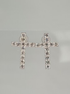 ☆k18wg★天然ダイヤ0.50ct☆ピアス☆36