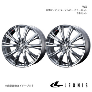 LEONIS/WX マークX 130系 4WD アルミホイール2本セット【20×8.5J 5-114.3 INSET45 BKMC】0033920×2