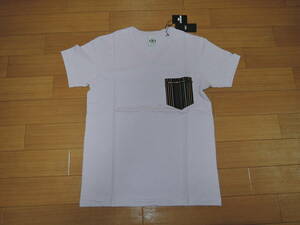 新品 TMT カットソー M 紫 ジップポケ V字 Tシャツ BIG 4TH