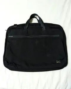 PORTER メンズビジネスバッグ 黒 キャンバス