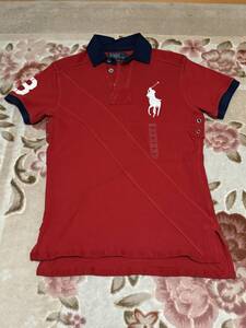 ★Polo Ralph Lauren ラルフローレン Big Pony ビッグポニー 165/88A Sサイズ ポロシャツ 赤　レッド　未使用品★