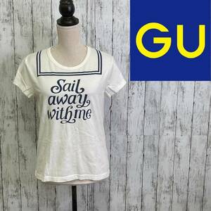 GU★ジーユー★プリント Tシャツ★サイズL　12-312