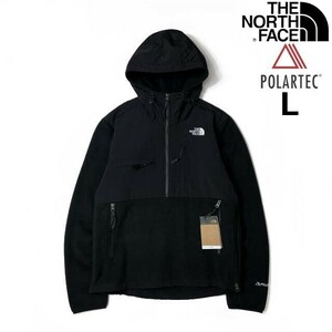 1円～!売切!【正規新品】THE NORTH FACE◆DENALI ANORAK フリースジャケット デナリ US限定 厚手 ポーラテック アウトドア(L)黒 181024-90