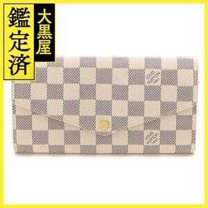 LOUIS VUITTON ルイ・ヴィトン ポルトフォイユ・サラ ダミエ・アズール N63208【430】2147200528656