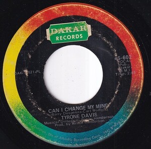 Tyrone Davis - A Woman Needs To Be Loved / Can I Change My Mind (B) SF-X191