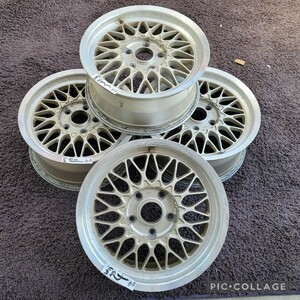 BBS RG RG031 15インチ 7J ET45 114.3-5　ホイールのみ4本セット 鍛造 軽量 旧車 当時物 トヨタ クラウン マークⅡ ソアラ レストア 