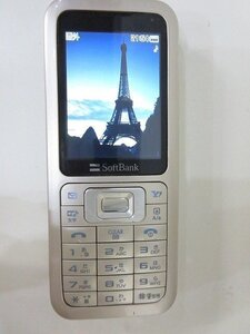 【1円～】Softbank [ソフトバンク] Samsung [サムスン] 携帯電話 [731SC] シャンパンゴールド ケータイ 平成レトロ 〇 /ジャンク品扱い V21