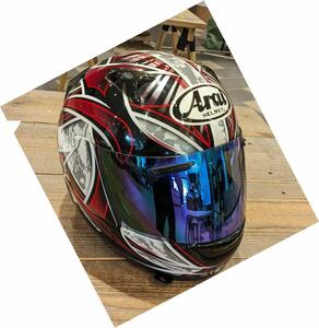 Arai ヘルメット ASTRO-IQ FLASH [フラッシュ]谷尾オリジナル数量限定 カラー:レッド