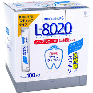 【まとめ買う】クチュッペ Ｌ-８０２０ マウスウォッシュ ソフトミント スティックタイプ １００本入×6個セット