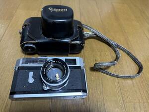 Canon MODEL 7 キヤノン フィルムカメラ レンズ 50mm 1:1.8 ケース付き