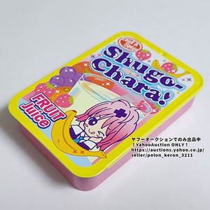 【未使用】しゅごキャラ！スライド式 缶ケース 2009年 なかよし付録 限定品 ノベルティグッズ 日奈森亜夢 PEACH-PIT 雑貨 小物入れ