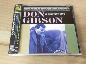 DON GIBSON 18 GREATEST HITS COCB-83226 国内盤 CD 帯付 ドンギブソン ベストオブ h748