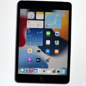 Apple SIMフリー iPad mini 4 スペースグレイ 128GB MK762J/A Wi-Fi+Cellular バッテリー最大容量94% アクティベーションロック解除済