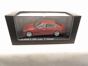 【未開封品/1円～】KYOSHO 京商 1/43 Toyota トヨタ MARK X マークX 250G (Late) F Package Red 赤 03637R2/60サイズ