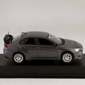 京商 KYOSHO MITSUBISHI LANCER EVOLUTION X Nurburging Test car Gray Metallic 1/43