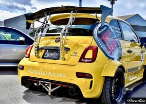 【 Paradiso 】 Paradiso × RUI Exhaust System ABARTH 500 595 695 パラディーゾ アバルト マフラー （ フロント ピース ） 