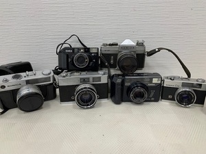 ☆1000円スタート☆　KONICA　おまとめ　6点　MT-9　FP ELECTCRON Auto　S2 SUPER TELE70 C35 コンパクト　フィルムカメラ　◆27427