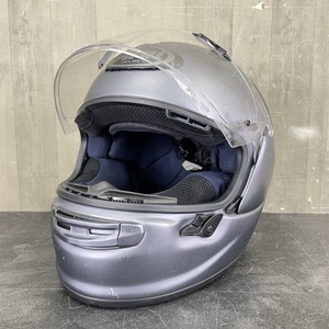 フルフェイス ヘルメット 【中古】 Arai アライ Astro GX グレー スタンダードフィット M/Lサイズ 57.58cm PSCマーク有 バイク / 69160